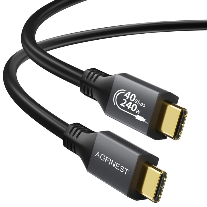 Zertifiziert 240W USB4 Kabel, Kompatibel mit Thunderbolt 4 100W, 40Gbps USB C Kabel, PD 3.1 140W 240