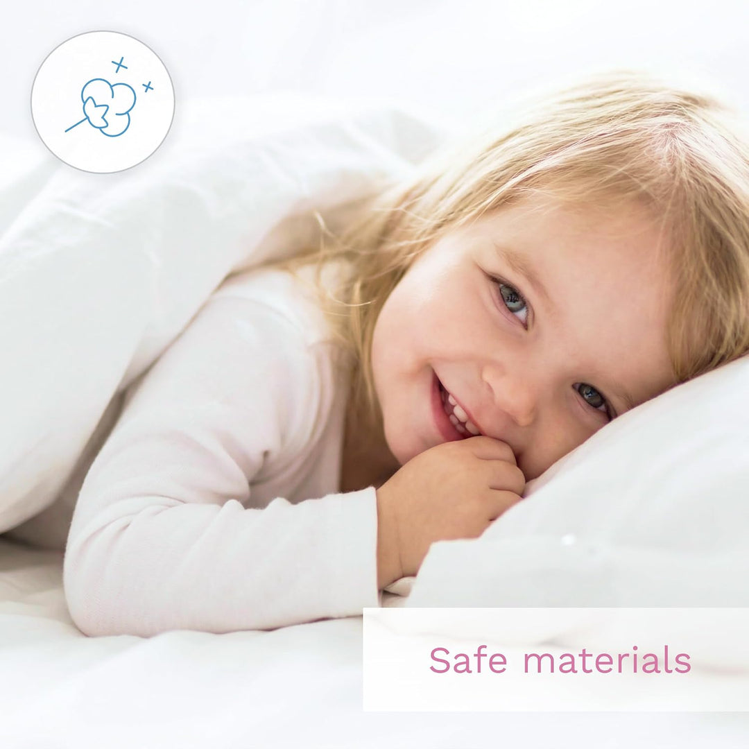Baby Comfort Kleinkind Kinderbett Bettdecke &amp; Flachkissen Füllung Set 135x100 cm Ganzjahres-Design W