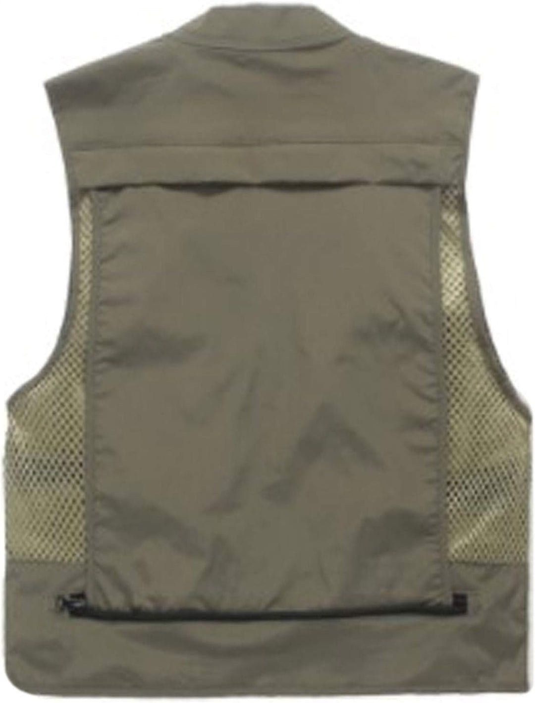 Freiesoldaten Herren Multi Pocket Weste Draussen Angeln Camping Mantel Atmungsaktives Netz Lässige W