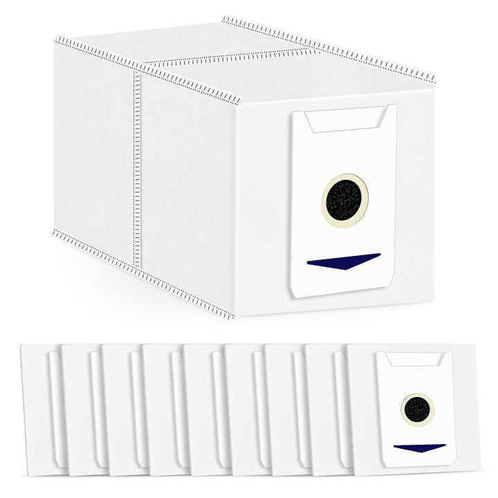 10 Stück Staubbeutel Zubehör für Ecovacs Deebot T30 Omni / T30 Pro Omni Saugroboter, 3L Grosser Kapa