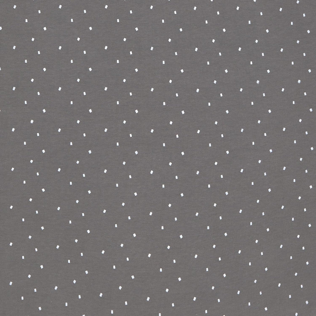 LÄSSIG Baby Ganzjahres Schlafsack ohne Ärmel unisex/Sleeping Bag Interlock Spots anthracite, Grösse