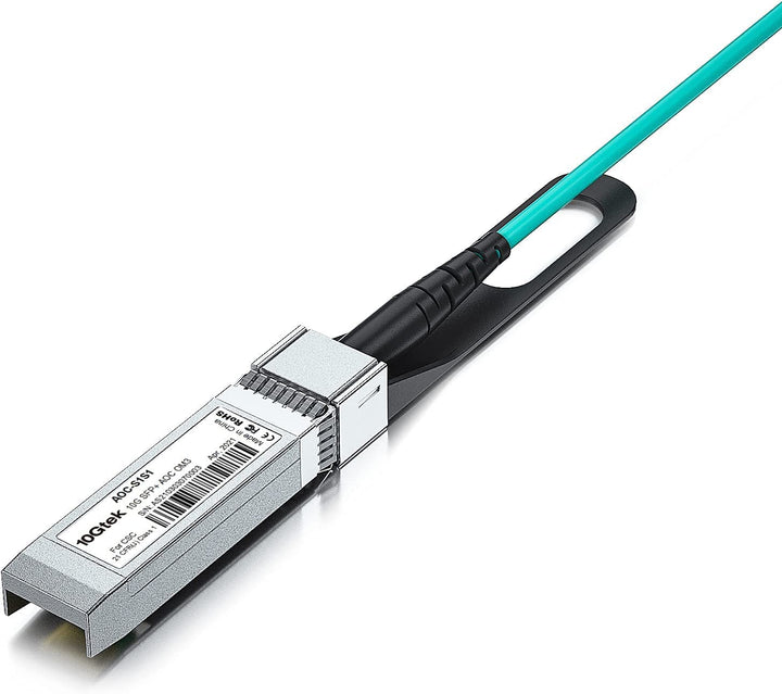 10Gtek 10GbE SFP+ AOC Kabel 20-Meter, 10GBASE Active Optical OM3 MMF Cable für Cisco, Ubiquiti UniFi