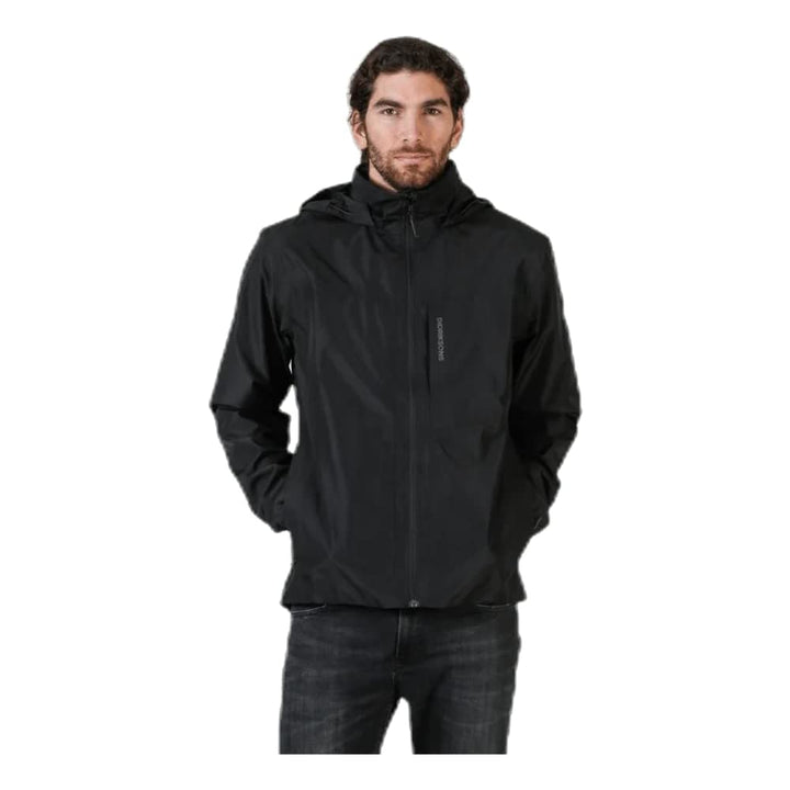 Didriksons Incus Jacket Men - wasserdichte Outdoorjacke Schwarz M, Schwarz M