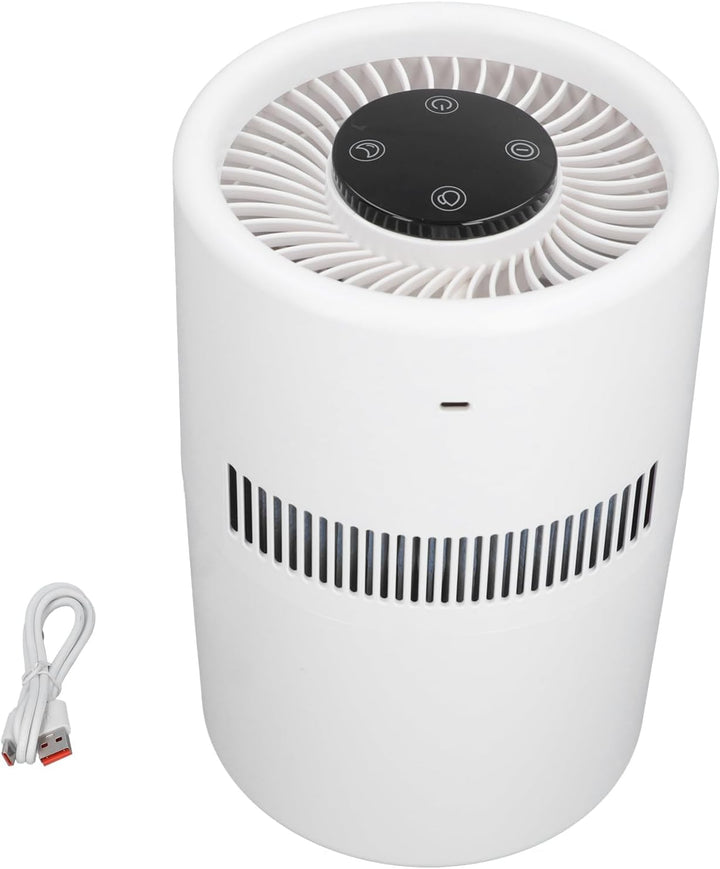 Luftreiniger mit Kombination, 2-in-1-Luftreiniger und Luftbefeuchter, 5 W, 4 L Wassertank, Luftbefeu