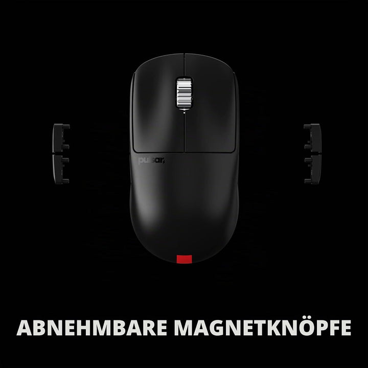 Pulsar Gaming Gears X2A v3 ES kabellose Gaming-Maus, Ultraleicht, optischer Schalter, 32000 DPI, 750