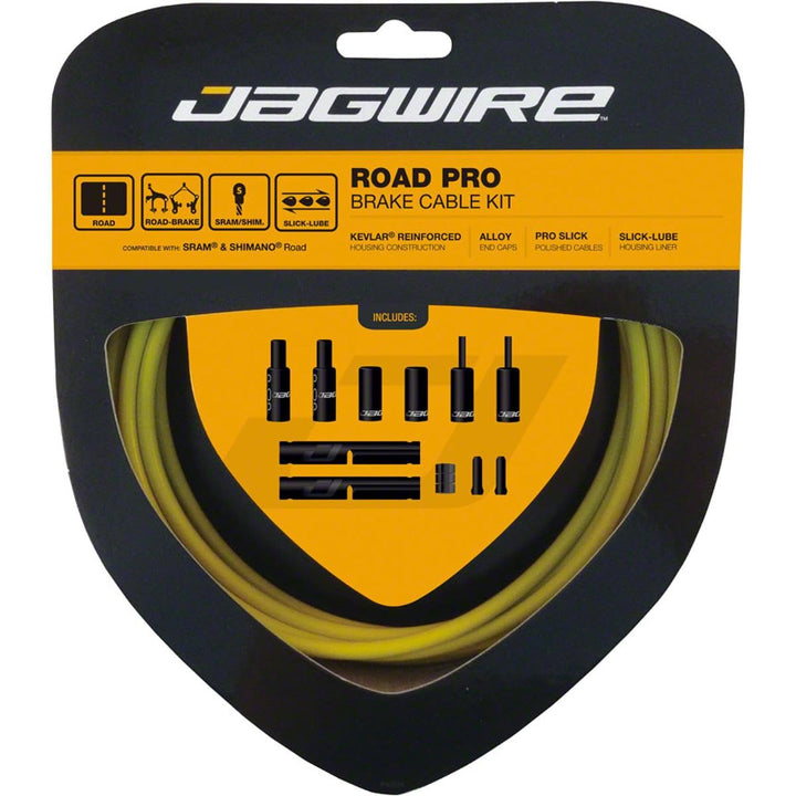 Jagwire Bremszugset Road Pro Gelb, Gelb
