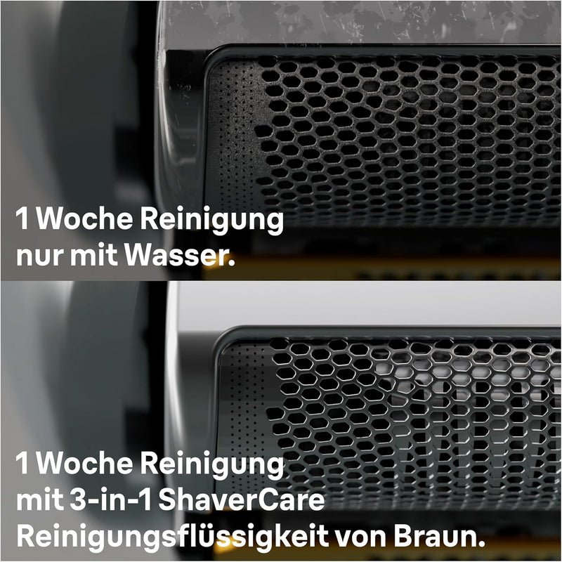 Braun 3-in-1 ShaverCare Reinigungskartuschen für Reinigungsstationen, reinigt 10x besser als Wasser,