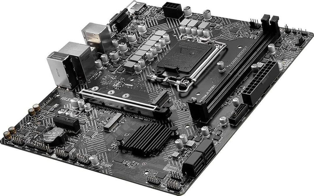 MSI PRO H610M-G DDR4 DDR4 Motherboard (mATX, Intel Core der 12. Generation, LGA 1700 Socket, DDR4, P
