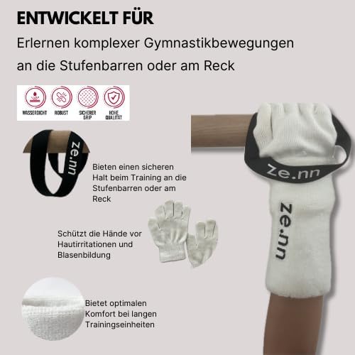 Reckschlaufen für Kinder – Zughilfen zum Turnen an Stufenbarren, Reck – ideales Gymnastik Zubehör fü