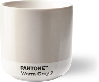 Pantone doppelwandiger Porzellan-Thermobecher Cortado, ohne Henkel, 190ml, 4er-Set in Geschenkbox, W