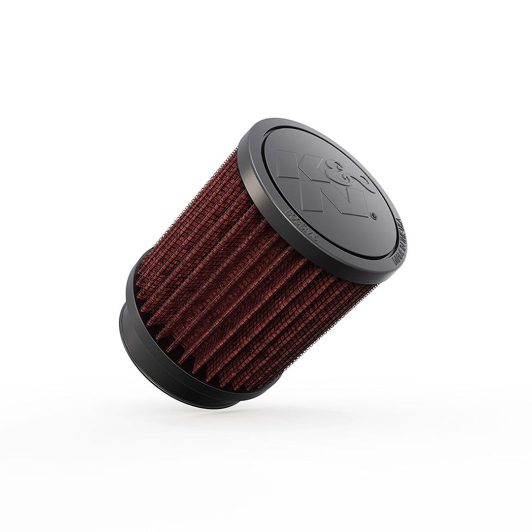 K&N RB-0700 Waschbarer und wiederverwendbarer KFZ und Motorrad Universal Gummi Filter, Rot