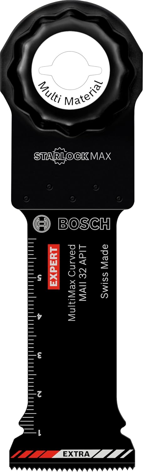 Bosch Professional 10x Sägeblatt Expert MultiMax MAII 32 APIT (für Edelstahlbleche, Breite 32 mm, Zu