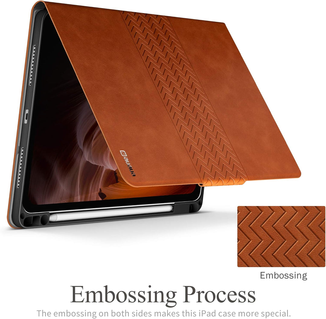 AUAUA Hülle für iPad Air 5. Generation(2022), iPad Air 4. Generation(2020), mit Stifthalter, Auto Sc