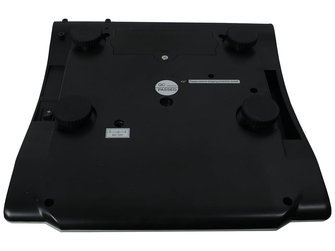 Geeichte Ladenwaage WKA-PRP 30 kg - Teilung 5g mit integriertem Akku Marktwaage Waage Ladenwaage Max