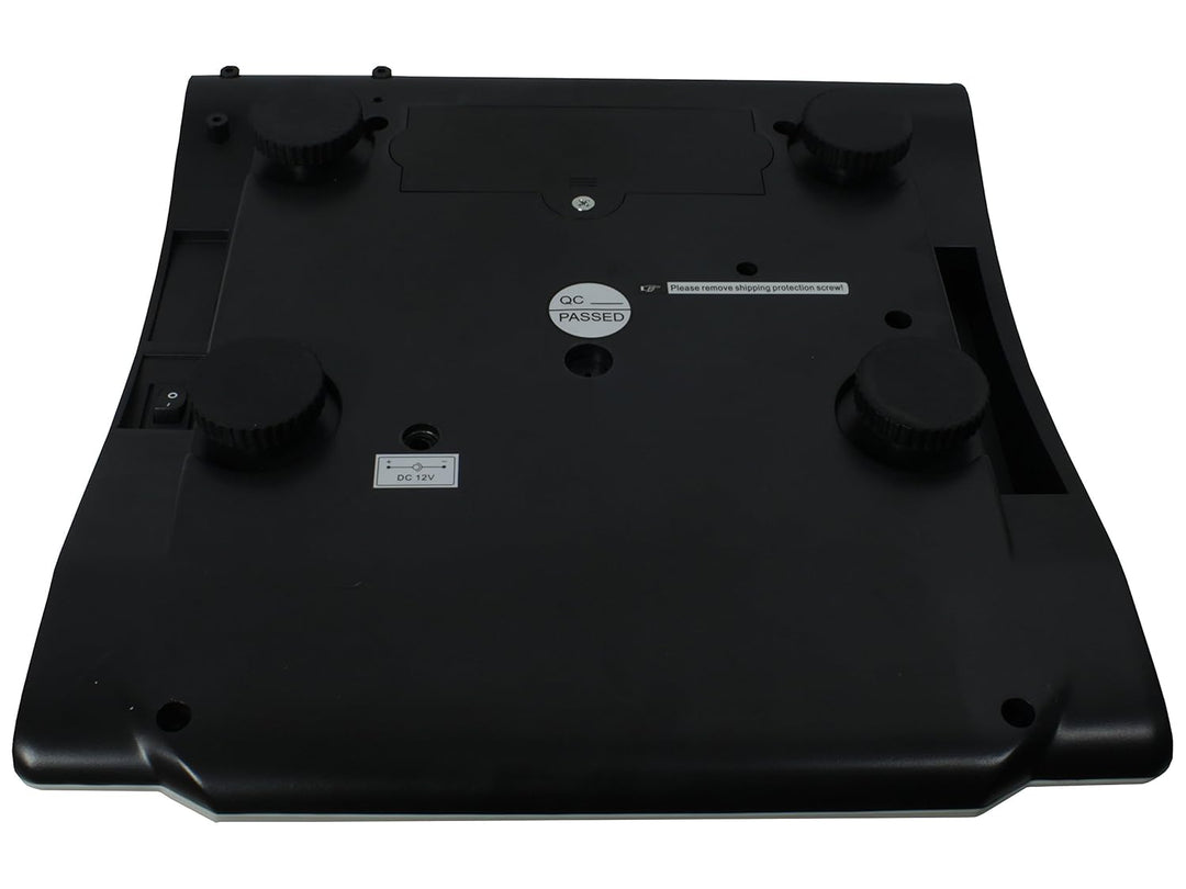 Geeichte Ladenwaage WKA-PRP 6 kg - Teilung 1g mit integriertem Akku Marktwaage Waage Ladenwaage Max