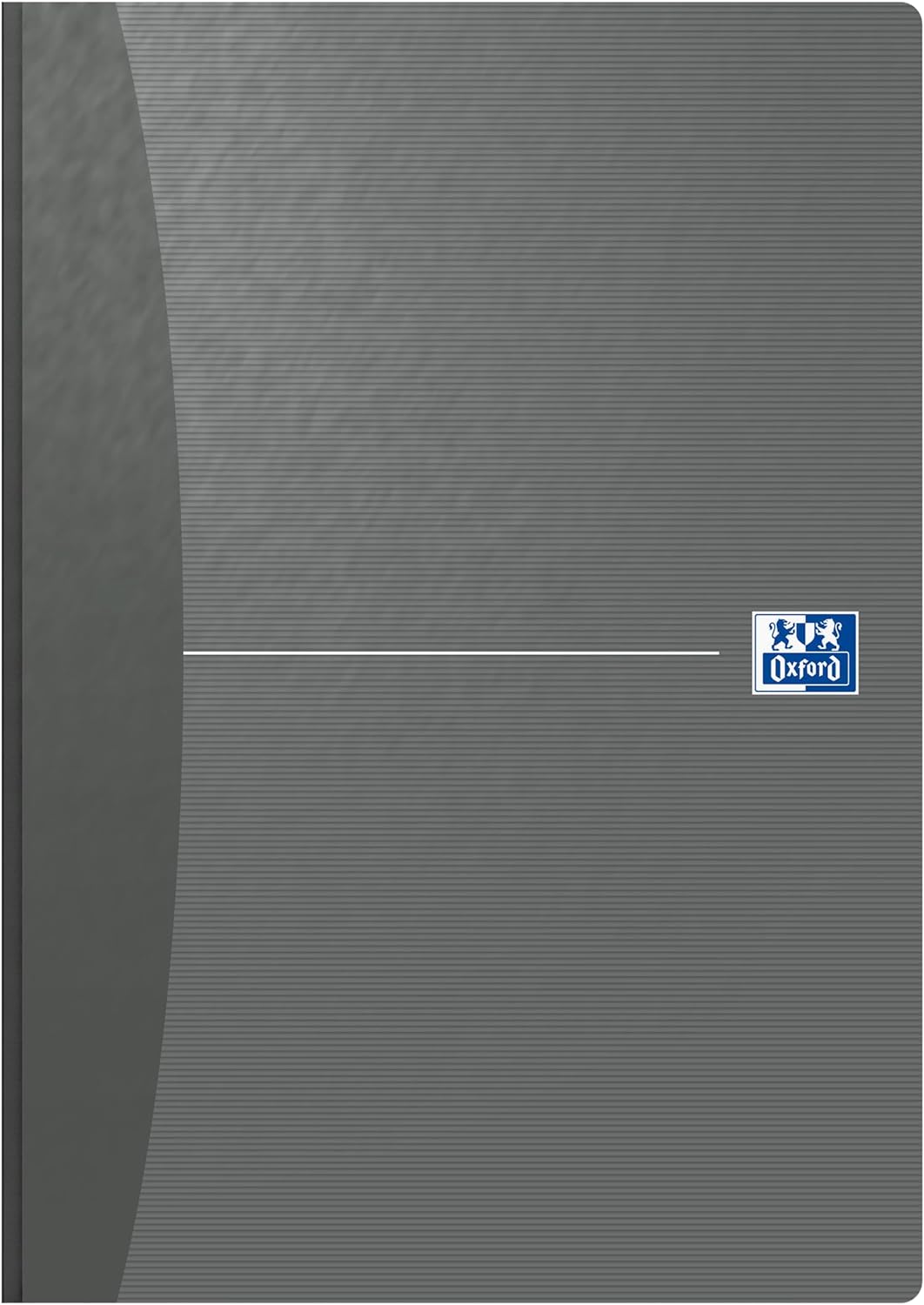 Oxford broschiertes Buch A4, kariert, 192 Seiten, 4 Farben, 5 Stück A4, liniert Broschiertes Buch, A
