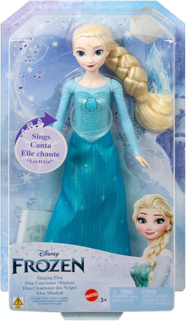 Disney Die Eiskönigin Elsa Puppe, Die Eiskönigin Puppe, kämmbare blonde Haare, beweglich, ausziehbar