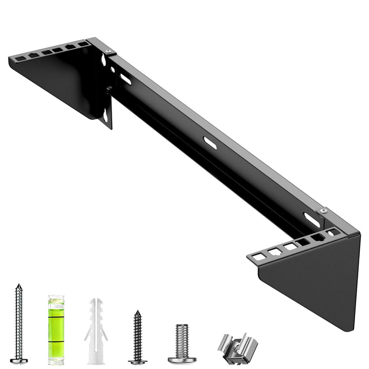 2HE 19 Zoll Wandhalterung Rack, Vertikale &amp; Untertisch Montage, Stahl Server Rack Halter für Netzwer