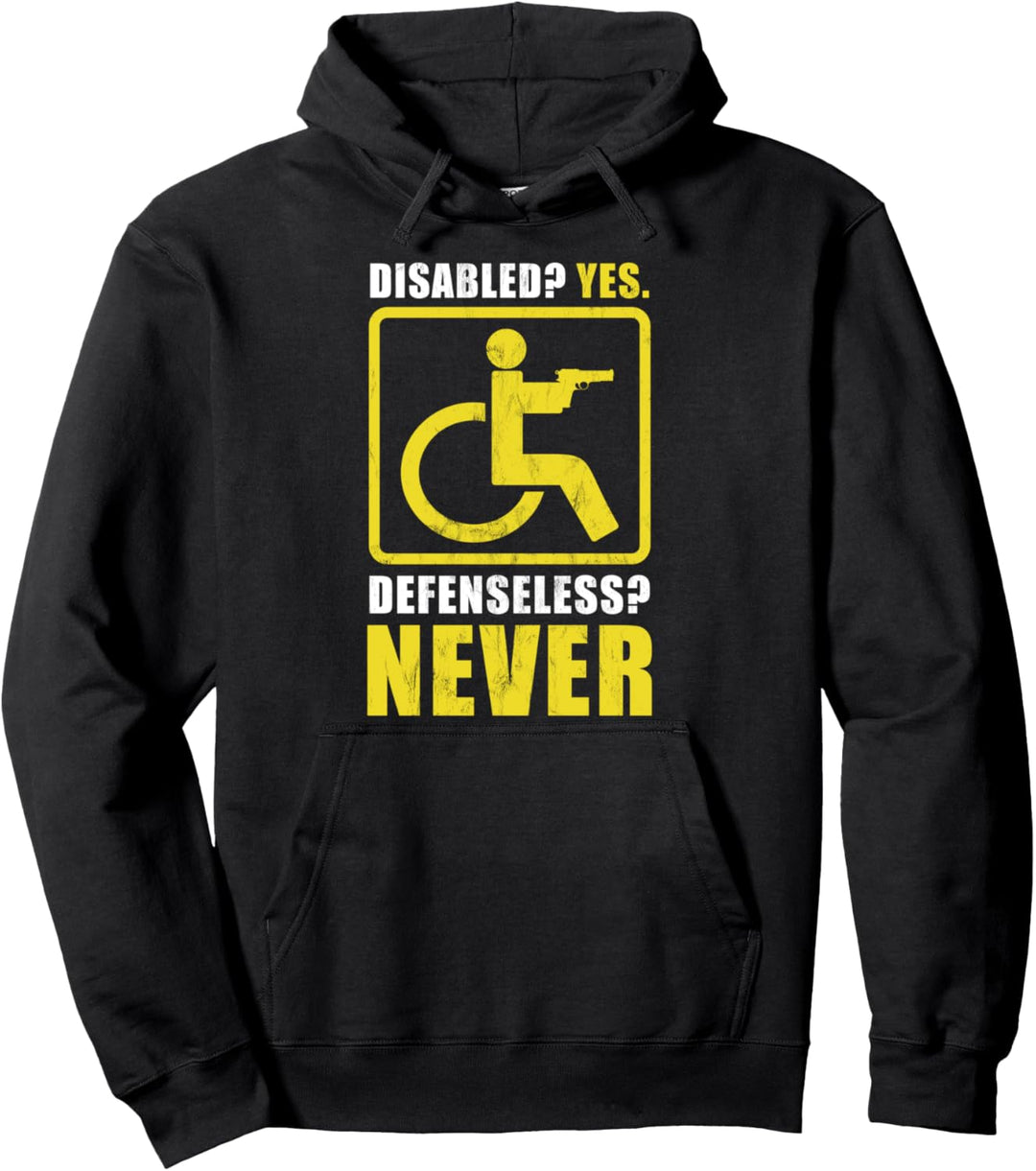 Comical Männer Frauen Handicap Lustige Rollstuhl behinderte Pullover Hoodie
