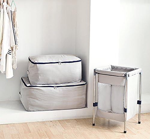 iwill CREATE PRO 100% Baumwolle Canvas Kleidungsstück Aufbewahrungstasche, Decken Bettdecken Organiz