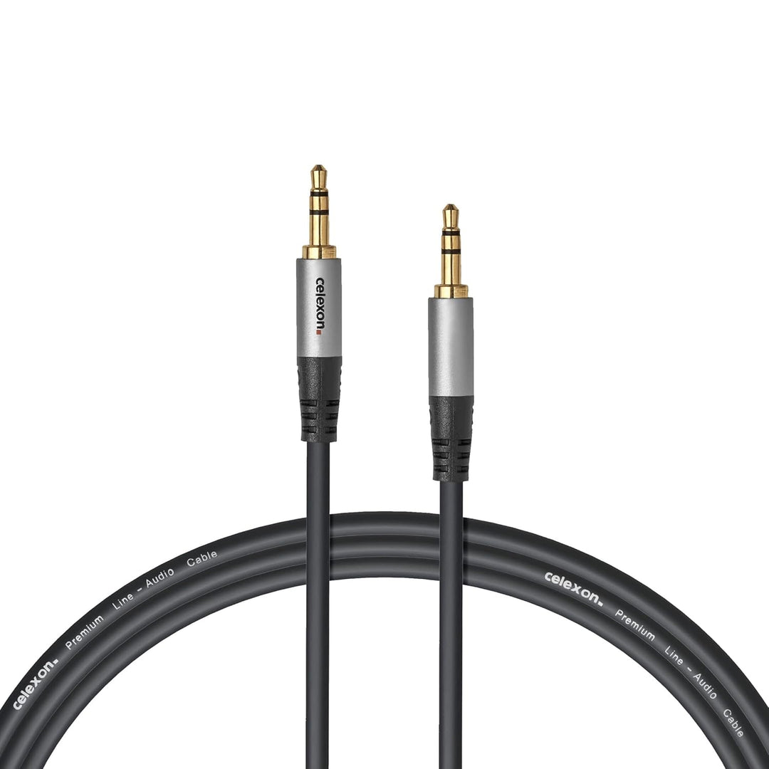 celexon 3,5mm Stereo Klinke Audiokabel 1,5 m - 2x Stecker - Plug & Play - Professional Line 1,5 m St