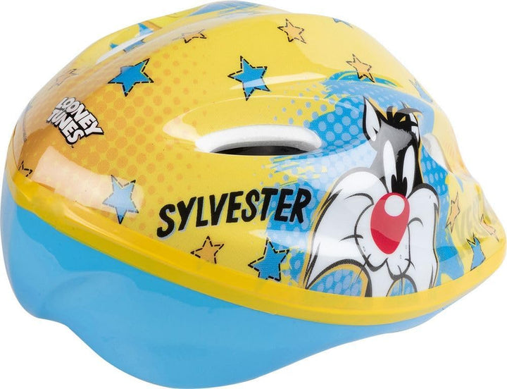 Warner Bros. Baby-Jungen Fahrradhelm Looney Tunes Titti Silvestro Kinderhelm für Mädchen, 52-56 cm,
