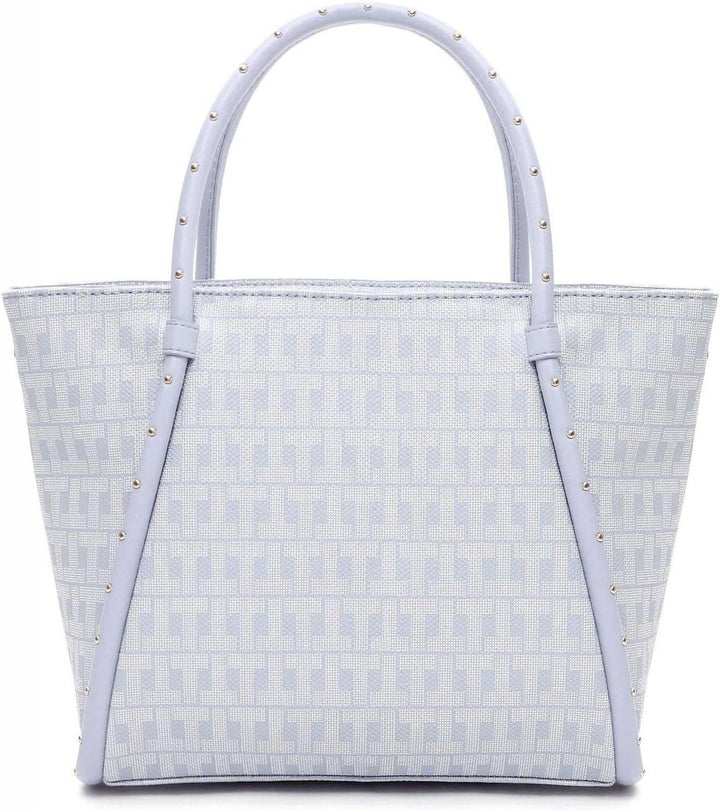 Tamaris Shopper Linn 32265 Damen Handtaschen Ornament Einheitsgrösse Greyblue 855, Einheitsgrösse Gr