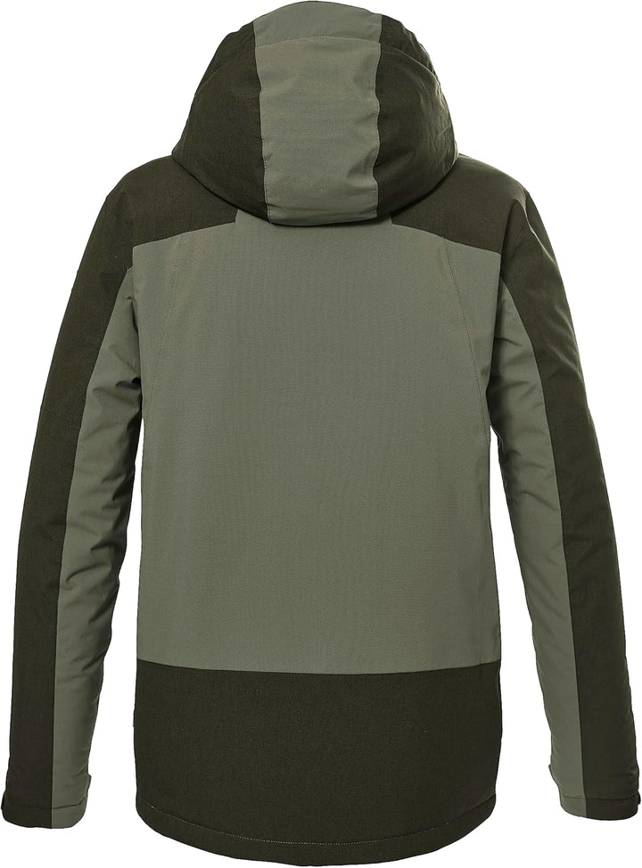 Killtec Herren Kow 25 Mn Jckt Funktionsjacke/Outdoorjacke mit abzippbarer Kapuze L oliv, L oliv