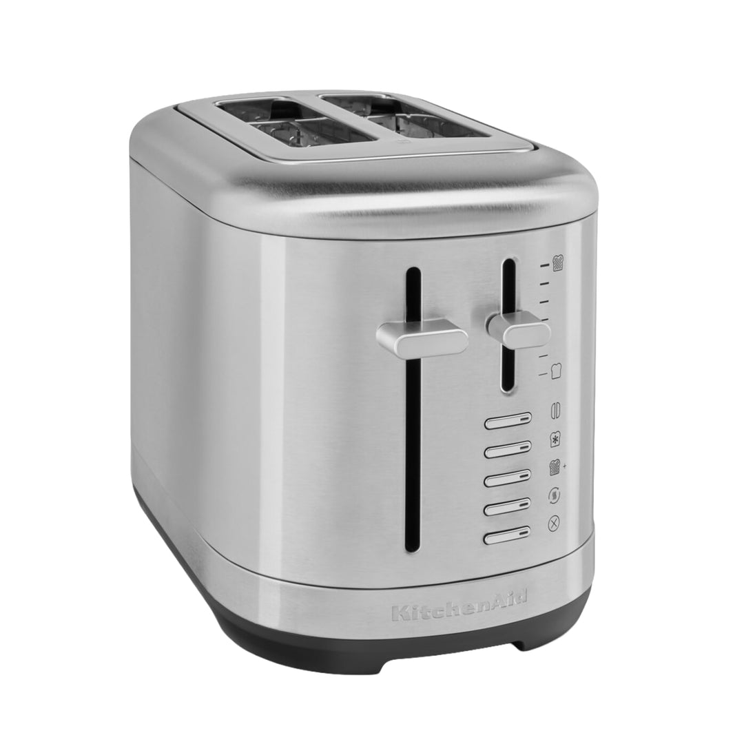 KitchenAid 5KMT2109ESX Toaster 2 Scheiben, extra breite Schlitze für Bagels & dickes Brot, 7 Bräunun