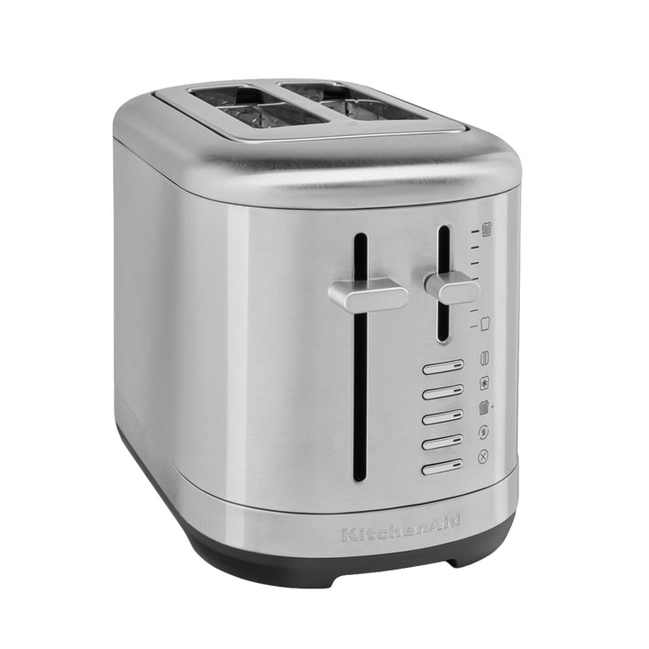 KitchenAid 5KMT2109ESX Toaster 2 Scheiben, extra breite Schlitze für Bagels & dickes Brot, 7 Bräunun