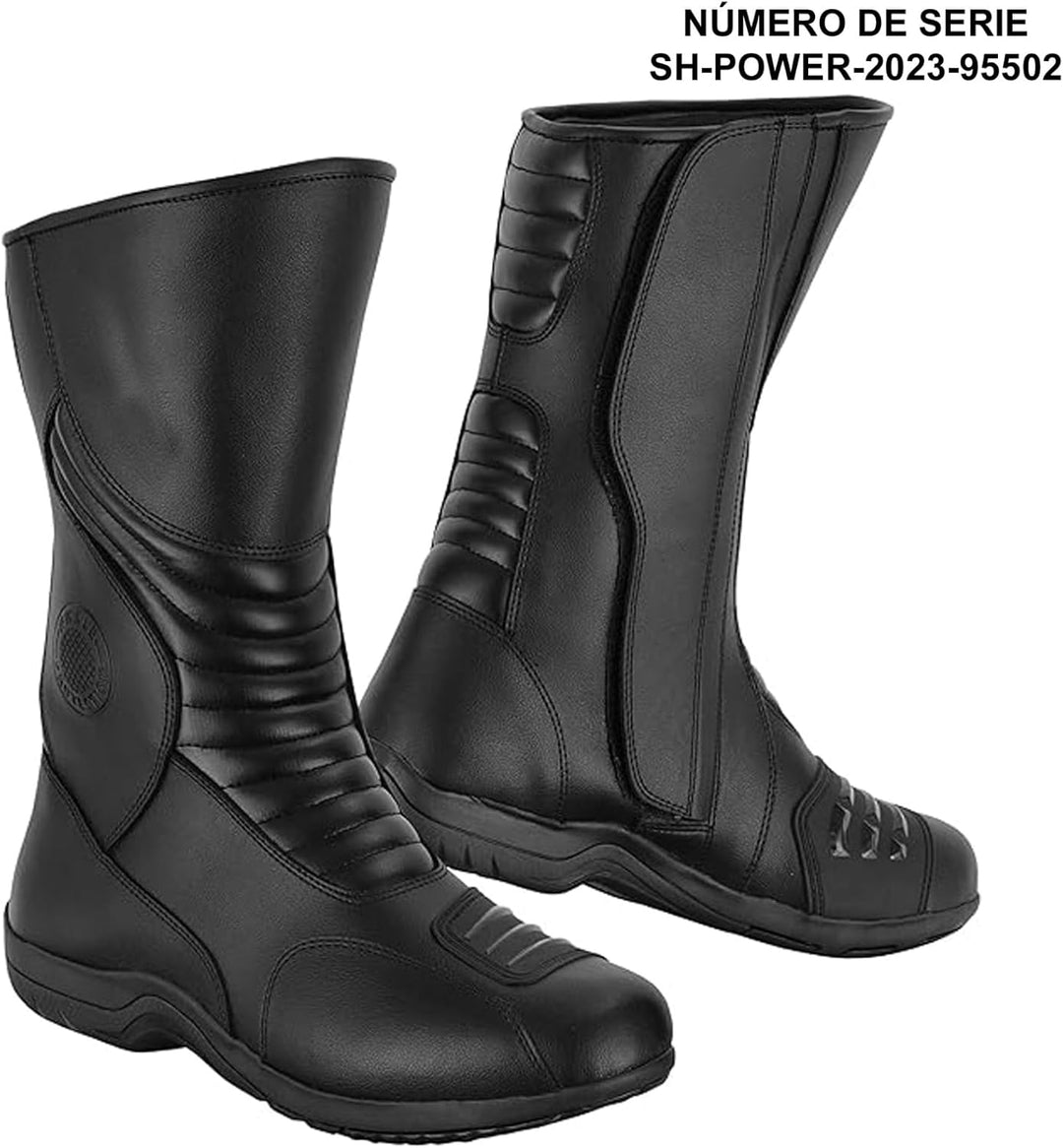 Vaster Moto Motorradschuhe für Herren, verstärkte Strassenschuhe, Motorradstossschutz, rutschfeste S