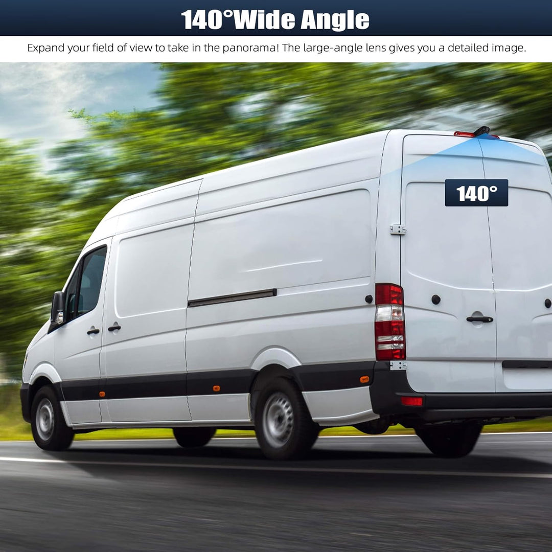 720P HD Rückfahrkamera für Mercedes Sprinter 2006-2019 & VW Crafter 2007-2019, 140° Weitwinkel, IP67