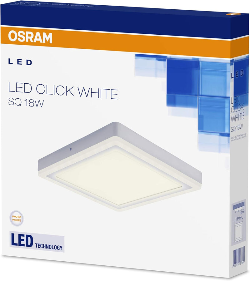 Osram LED Wand- und Deckenleuchte, Leuchte für Innenanwendungen, Warmweiss, Bereiche einzeln steuerb