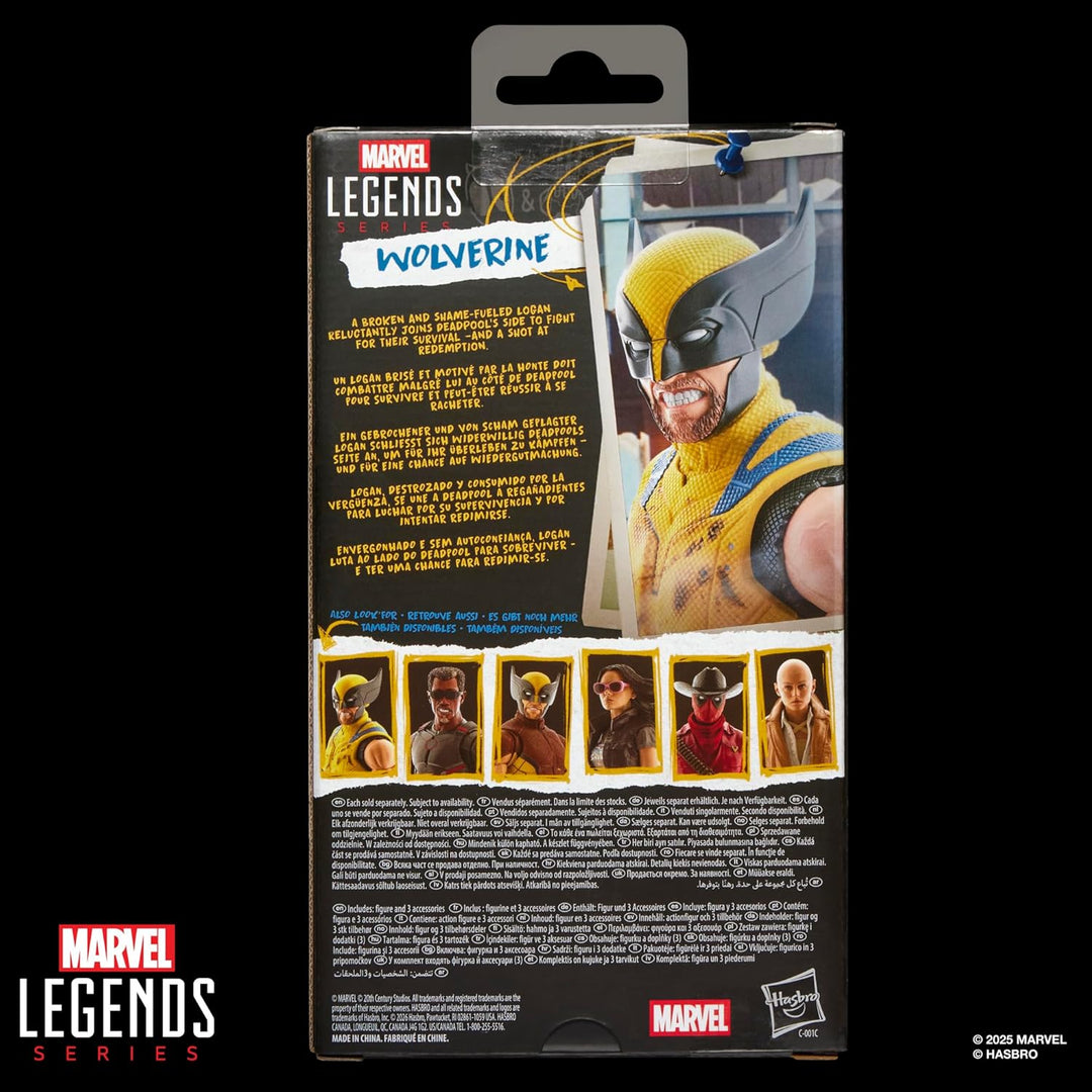 Marvel Legends Series Wolverine, Action-Figurengeschenk zum Sammeln zum Marvel Studios' Film Deadpoo
