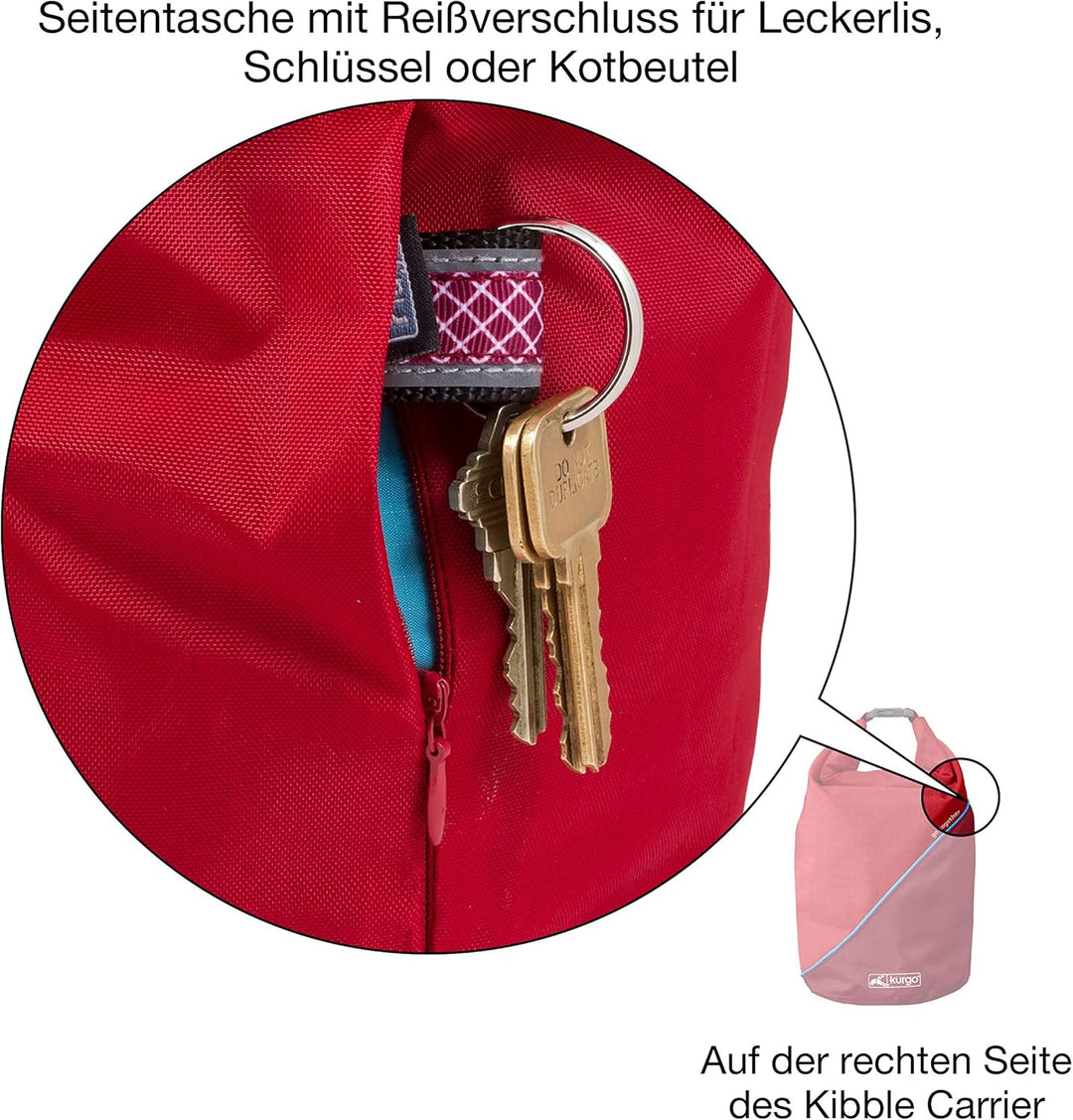 Kurgo K81013 Hunde Futterbeutel, Hundefutter Reisetasche, Hundefutter Tasche, Futterbeutel Hundetrai