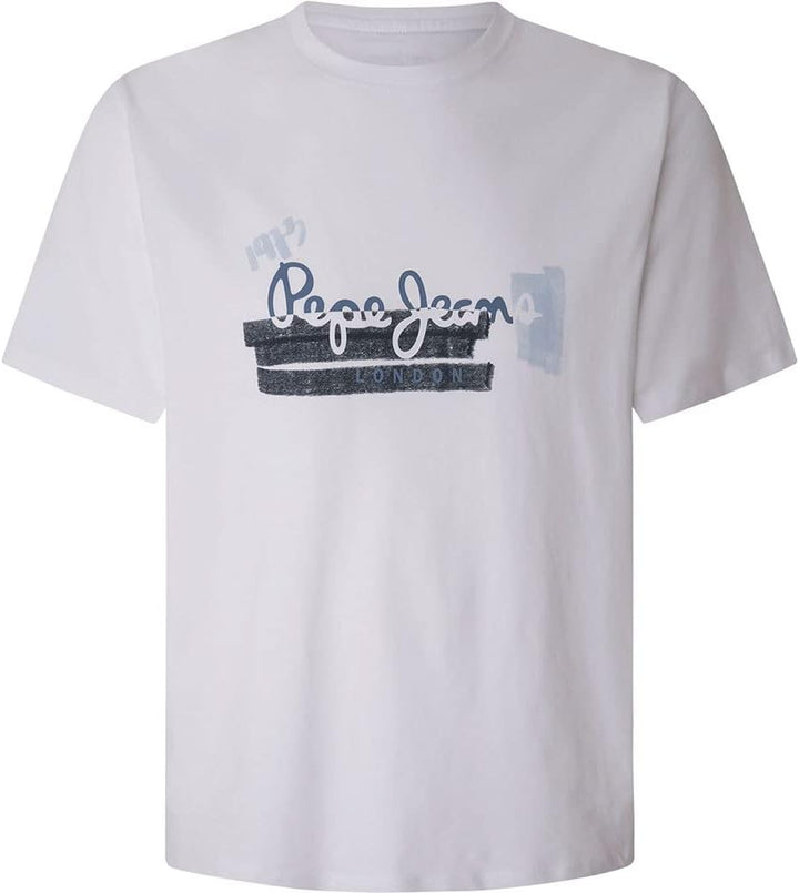 Pepe Jeans Herren Rafa T-Shirt XL White (White), XL White (White)