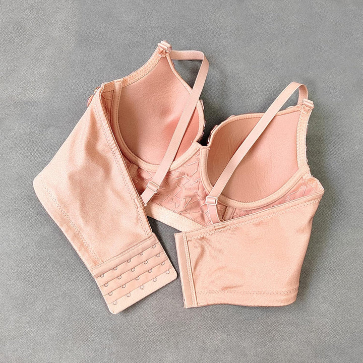 Damen Korsett Bustier BH Dessous Tank Top Trägertop Crop Top Corsage Schlanke Weste #11 Beige S, #11