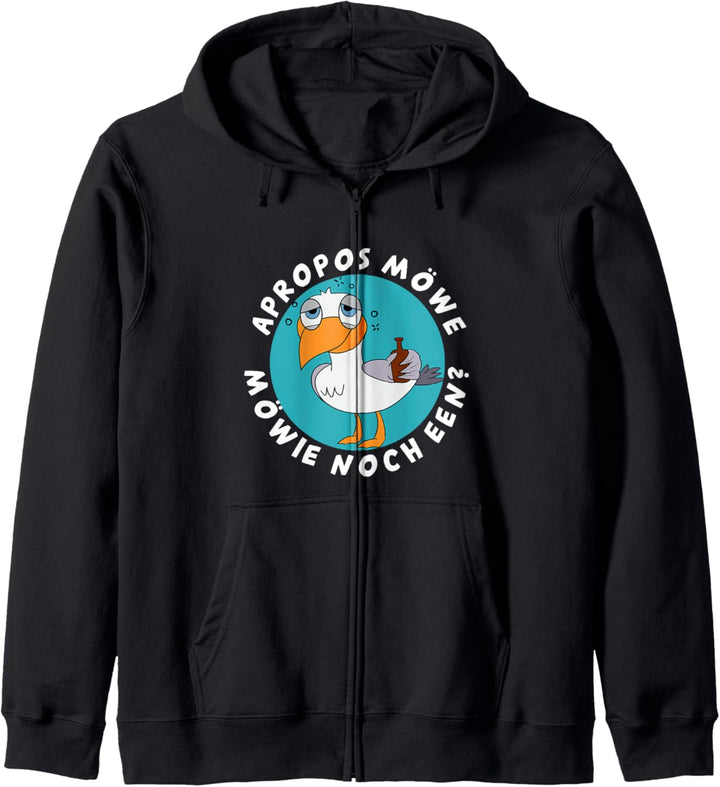 Apropos Möwe! Möwie noch een? Plattdeutsch Norddeutsch Kapuzenjacke