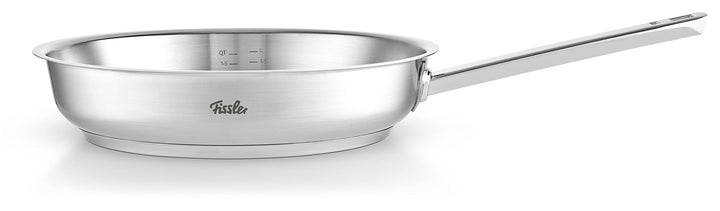 Fissler Original-Profi Collection/Edelstahl-Pfanne (Ø 28 cm) Stielpfanne mit Innen-Skala, novogrill