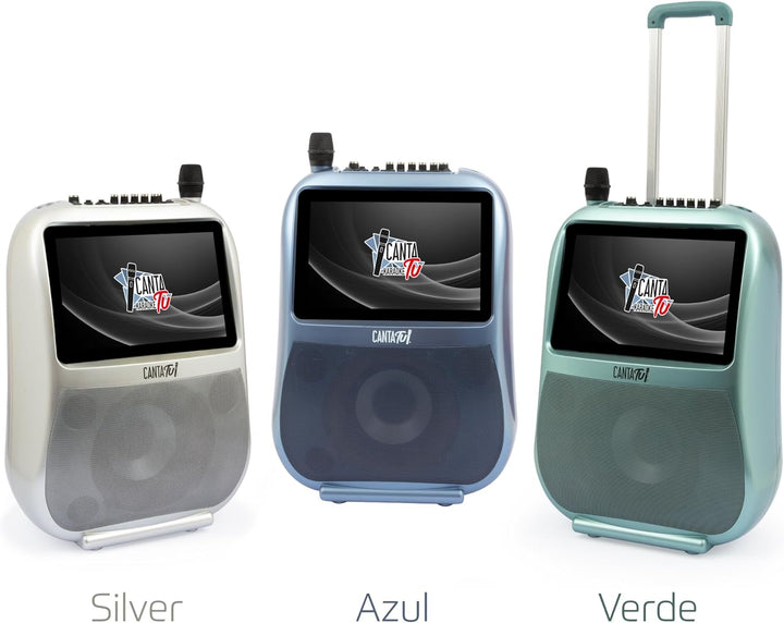 CANTA TU KARAOKE - Tragbares Audio- und Video-System, um den Spass überall hin mitzunehmen, inklusiv