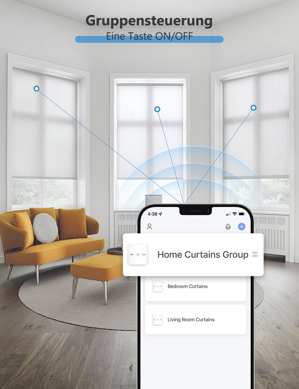 [PROZENT FUNKTION] Wlan Rolladenschalter Modul, Etersky Smart Rolladensteuerung, Wlan Rolladen Schal