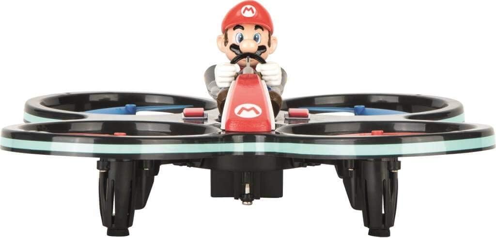 Carrera 370503024 RC Mini Mario-Copter, Rot/Schwarz │ Ferngesteuerter Elektro-Helikopter für drinnen