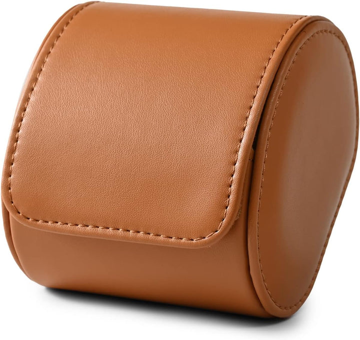 Oirlv Luxus PU Leder Uhrenrolle Uhrenbox Für Geschenkbox Weihnachten Jubiläum Geburtstag(Braun) 1 Sc