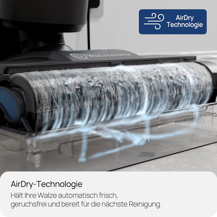 Vacmaster EasyClean HVA Hartbodenreiniger. Kabelloser All-in-One-Staubsauger und Wischmopp für Nass-