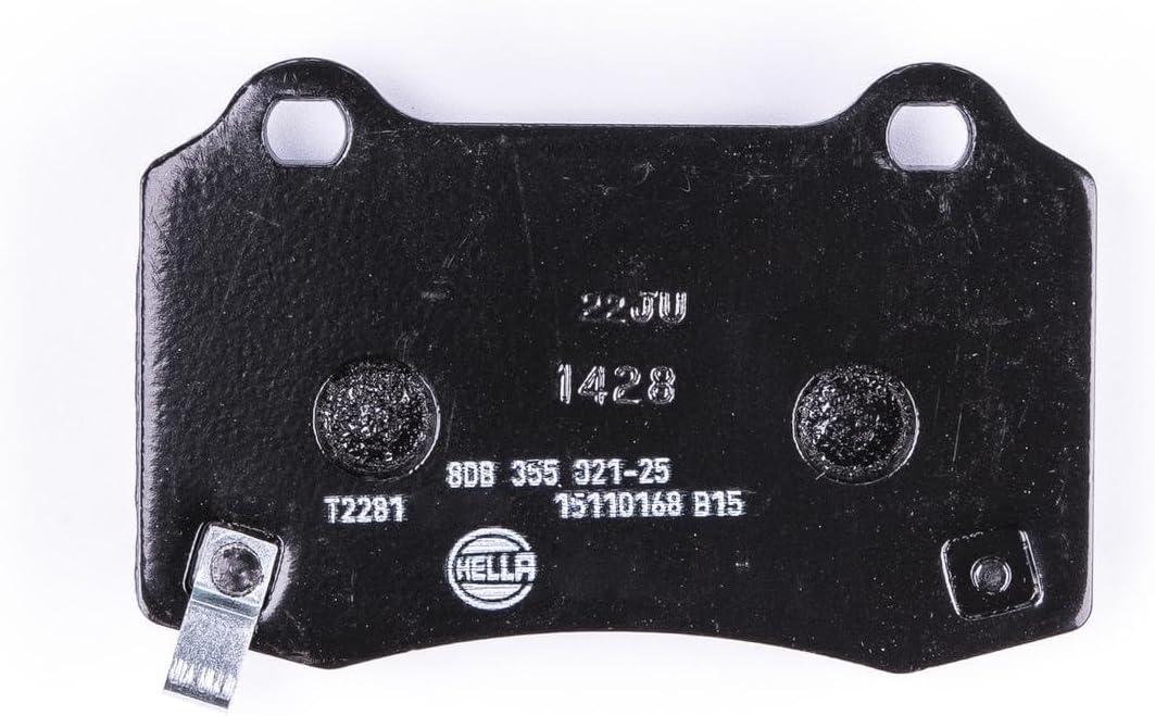 HELLA PAGID 8DB 355 021-251 Bremsbelagsatz - T2281 - Dicke/Stärke: 14.7mm - Bremssystem: Brembo - mi