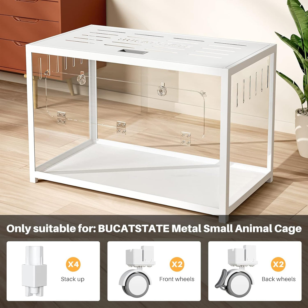 BUCATSTATE Universal-Rad- und Staplerzubehör, Käfigzubehör, das Bewegen und Stapeln Unterstützt, nur