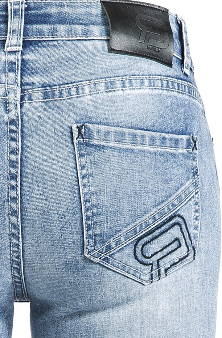 RED by EMP Damen hellblaue Jeans mit Schlag W32L32