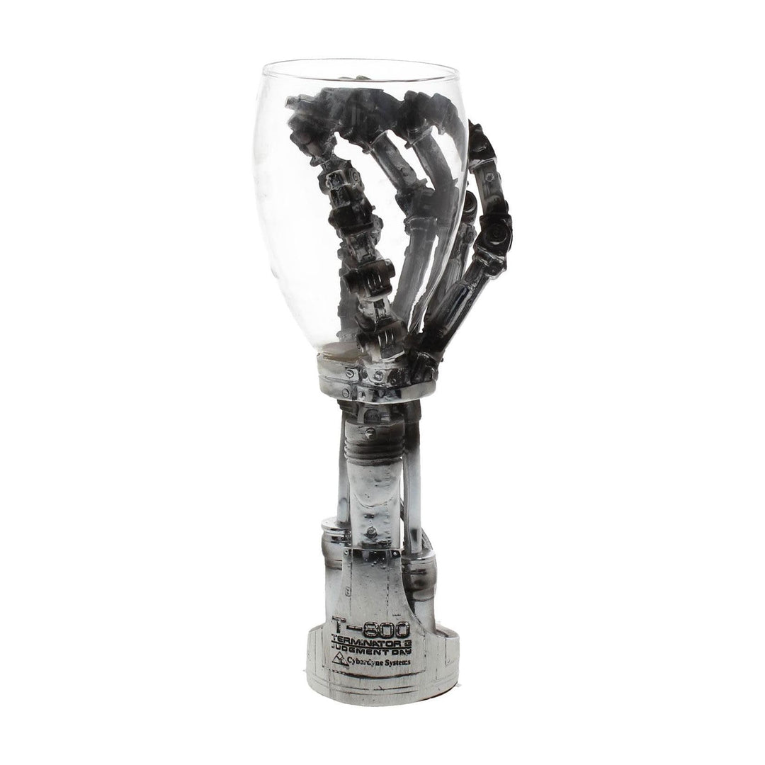 Nemesis Now B1457D5 Terminator-Handkelch, 19 cm, silberfarben, Kunstharz mit Edelstahl-Einsatz
