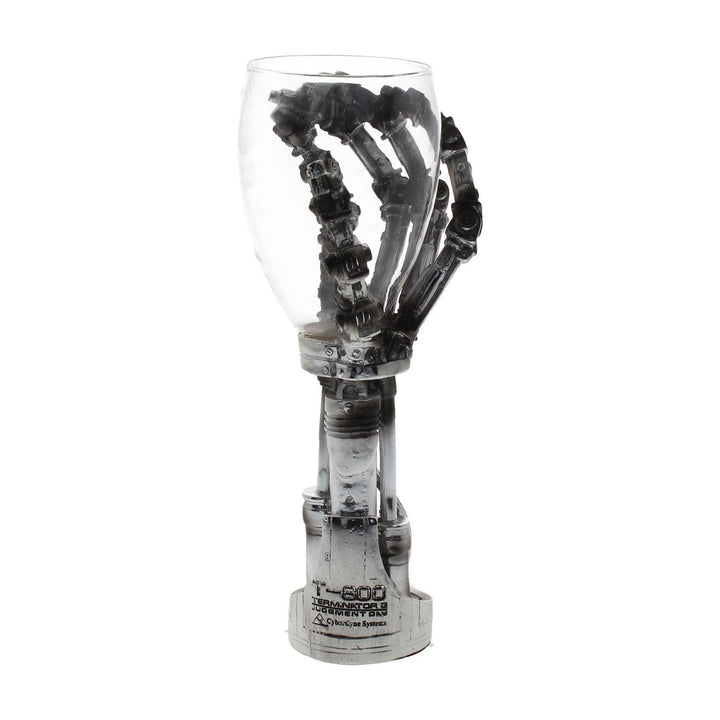 Nemesis Now B1457D5 Terminator-Handkelch, 19 cm, silberfarben, Kunstharz mit Edelstahl-Einsatz