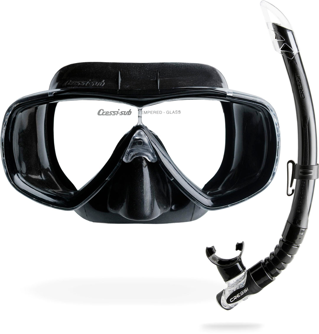 CRESSI Estrella & Gamma - Schnorchelset Duikmasker Maske Estrella + Schnorchel Gamma, Einheitsgrösse